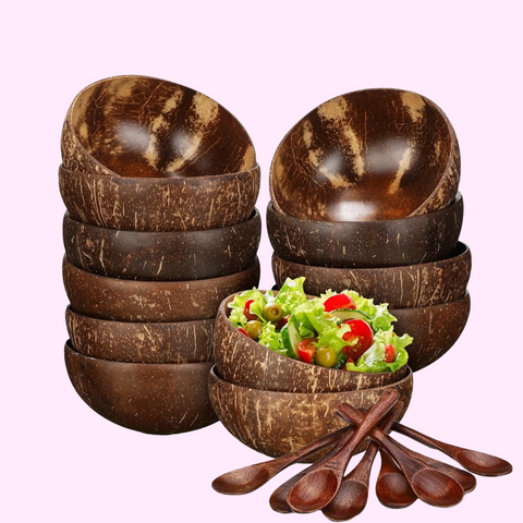 Natural Coconut Shell Bowls | BUY 2 GET 35% OFF